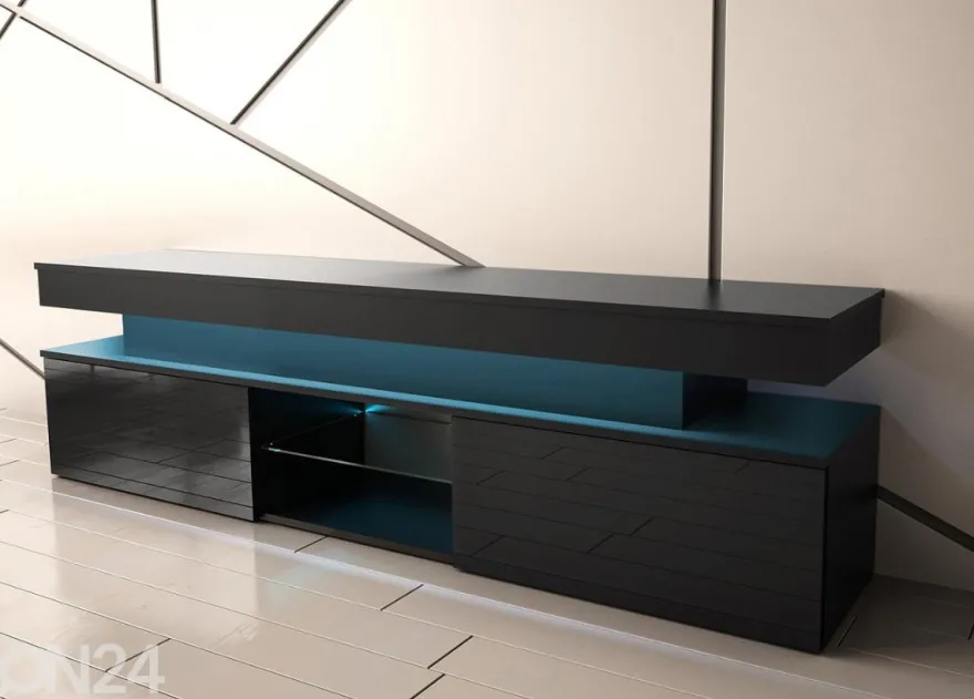 TV-taso Glossa 190 cm + LED
