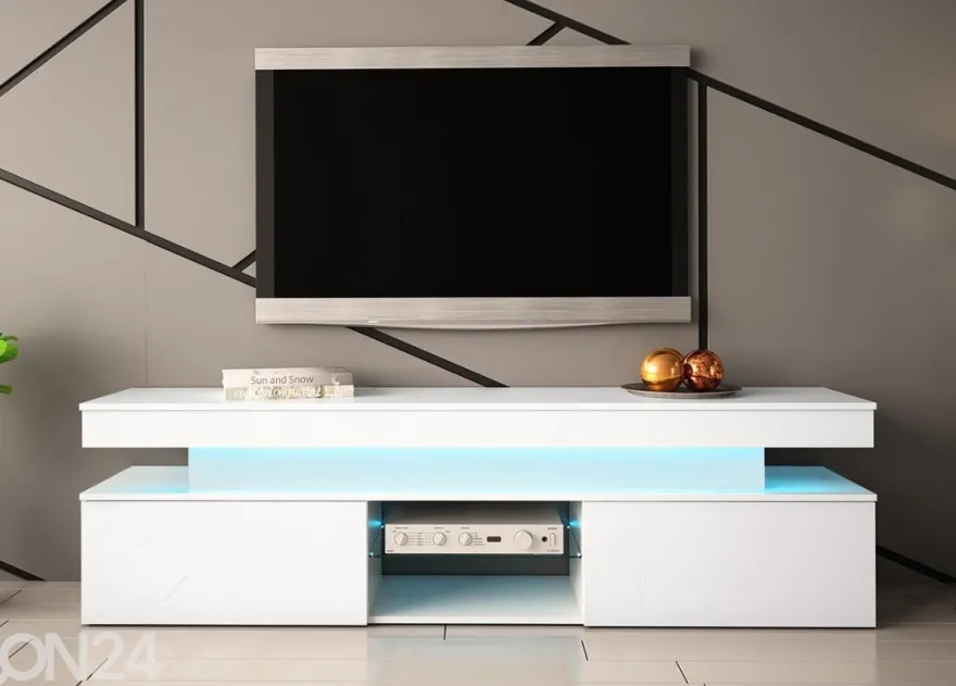 TV-taso Glossa 190 cm + LED