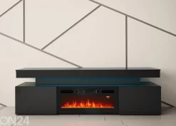 TV-taso Glossa 190 cm + sähkötakka + LED
