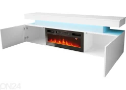 TV-taso Glossa 190 cm + sähkötakka + LED