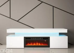 TV-taso Glossa 190 cm + sähkötakka + LED