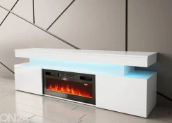 TV-taso Glossa 190 cm + sähkötakka + LED