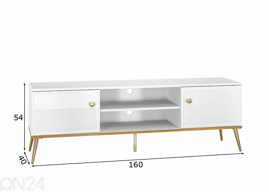 TV-taso Gloss 160 cm