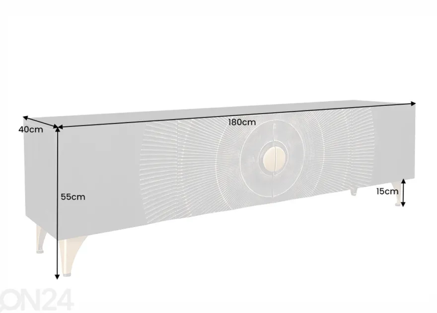 TV-taso Golden Sunset 180 cm