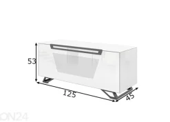 TV-taso jaloilla Venti 125 cm