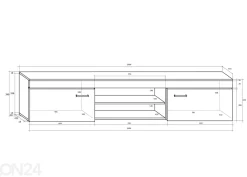 TV-taso Keana 200 cm