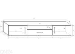TV-taso Kerry 200 cm