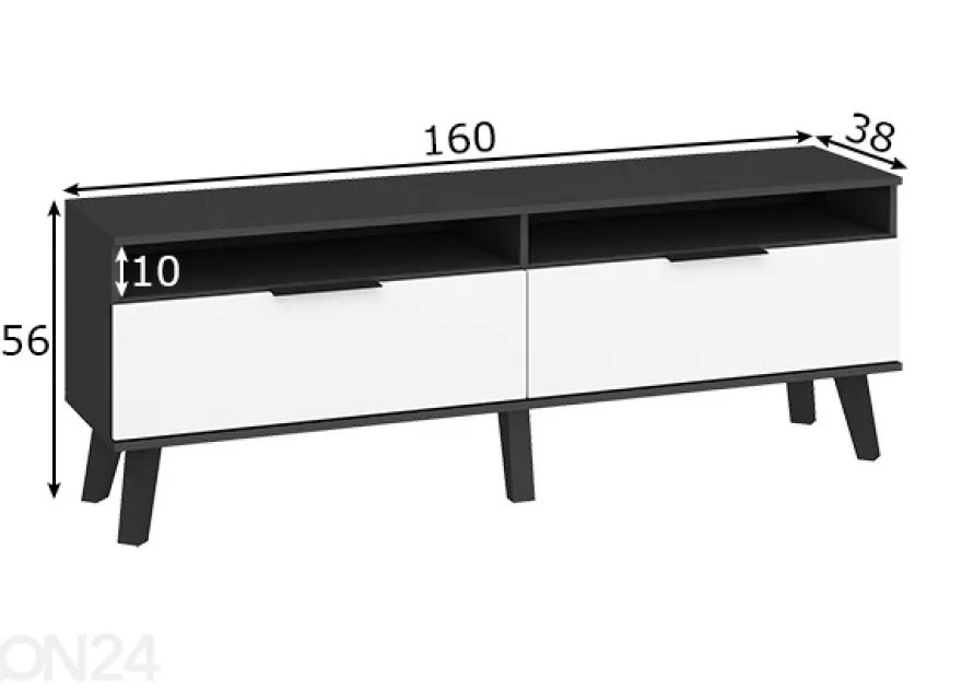 TV-taso Kilty 160 cm