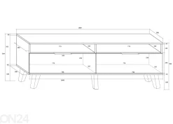 TV-taso Kilty 160 cm