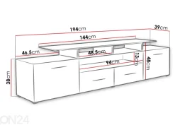 TV-taso LED-valaistuksella