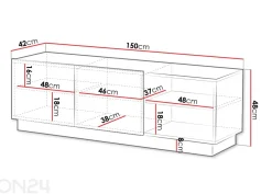 TV-taso Liverti 150 cm