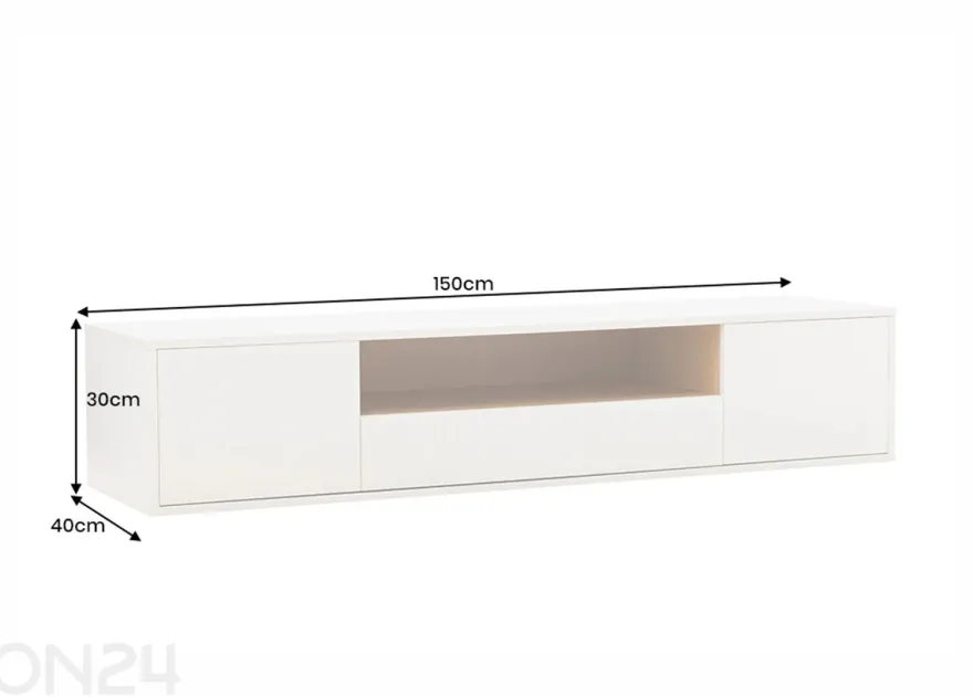 TV-taso Loft 150 cm