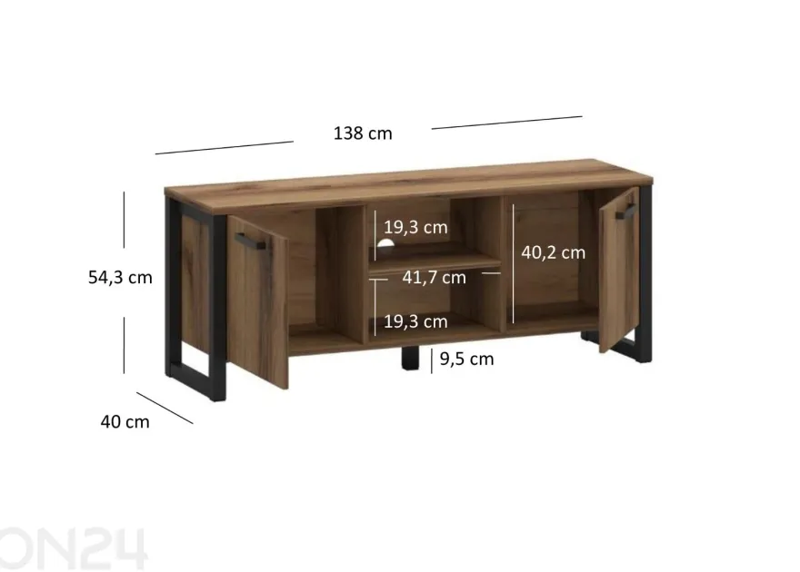 TV-taso Mares 138 cm