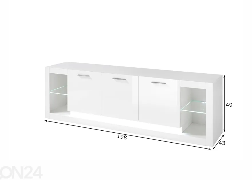 TV-taso Meran 198 cm