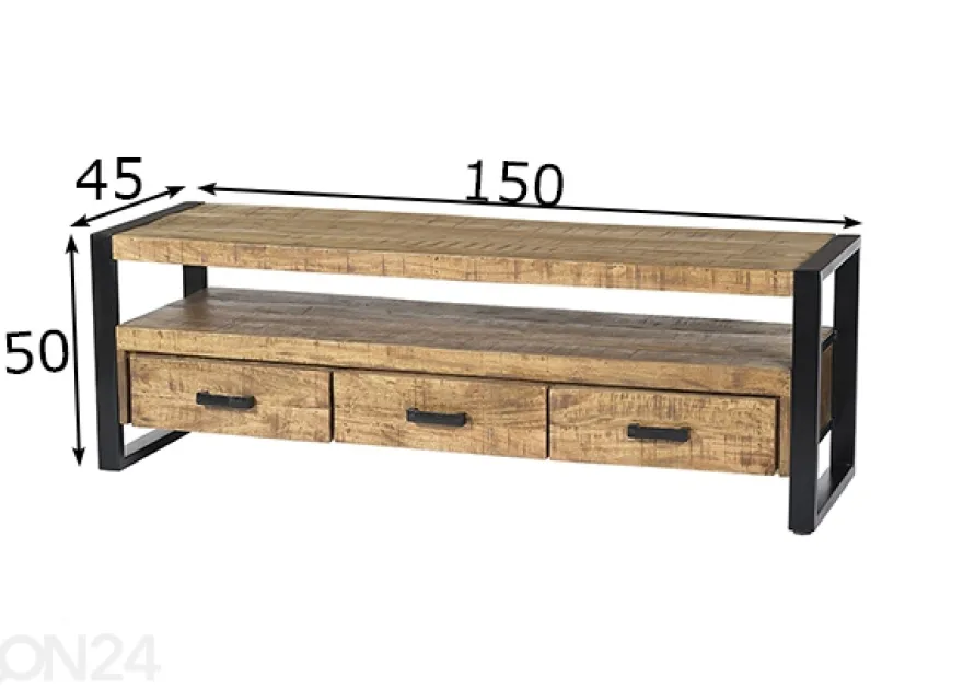 TV-taso Nairobi 150 cm