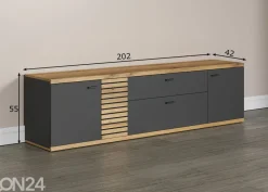 TV-taso Norris 202 cm