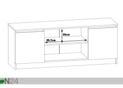 TV-taso Poznan 140 cm