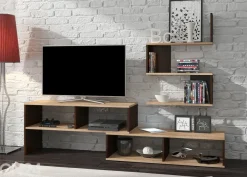 TV-taso + seinähylly 185 cm