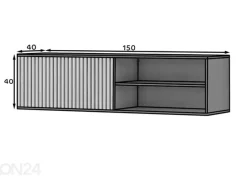 TV-taso seinälle 150 cm
