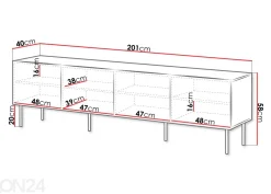 TV-taso Terry 200 cm