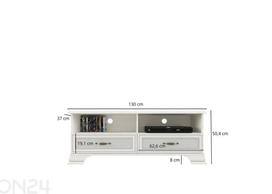 TV-taso Tiffany II 130 cm