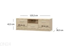 TV-taso Tips 123,2 cm