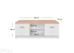 TV-taso Top mix 120 cm