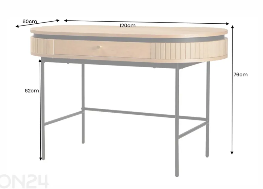 Työpöytä Atelier 120 cm
