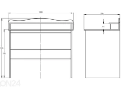Työpöytä Ilva 100 cm