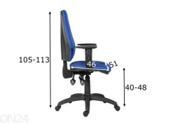 Työtuoli Asyn D4, sininen