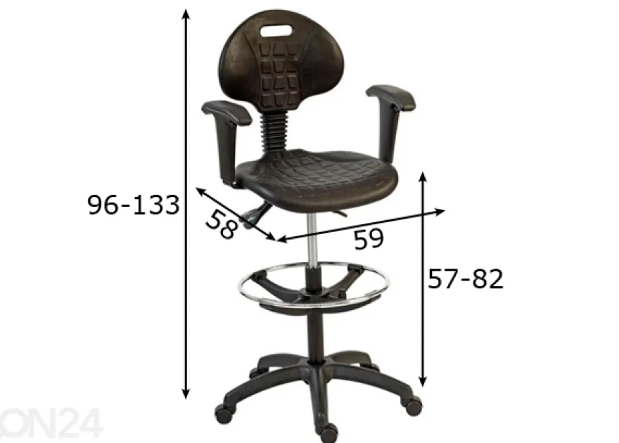 Työtuoli PU Asyn