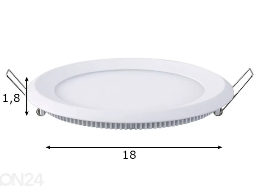 Upotettava LED-valaisin Slim