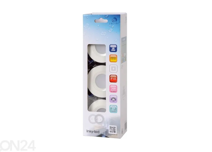 Upotettava valaisin INKY-LED 3 kpl