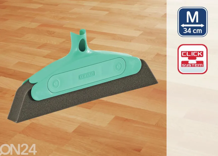 Vaahtokumista valmistettu lattiaharja Leifheit Foam Classic 34 cm