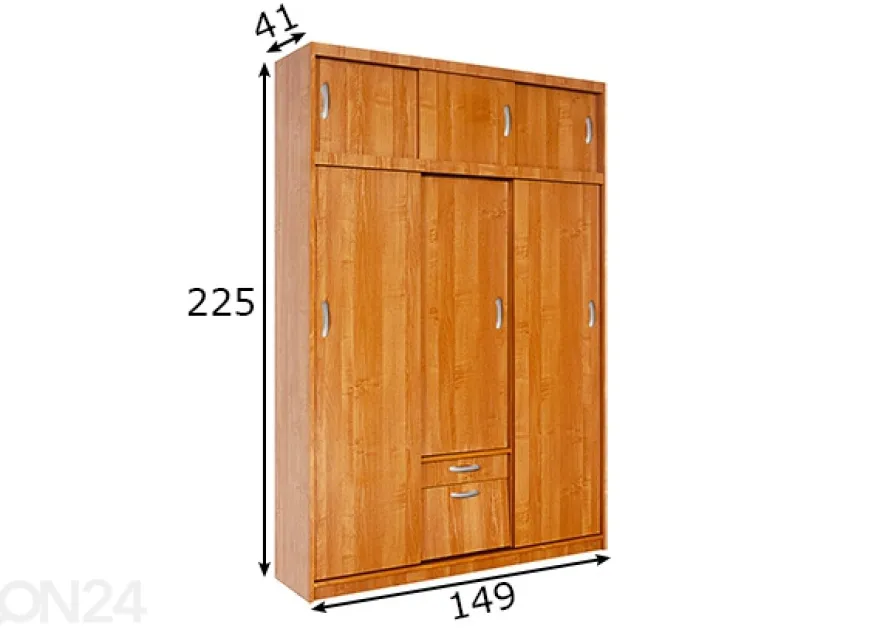 Vaatekaappi 149 cm