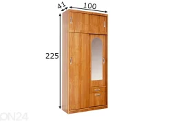 Vaatekaappi 100 cm