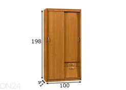Vaatekaappi 100 cm