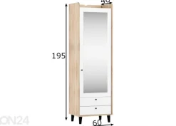 Vaatekaappi/eteiskaappi Glandore 60 cm