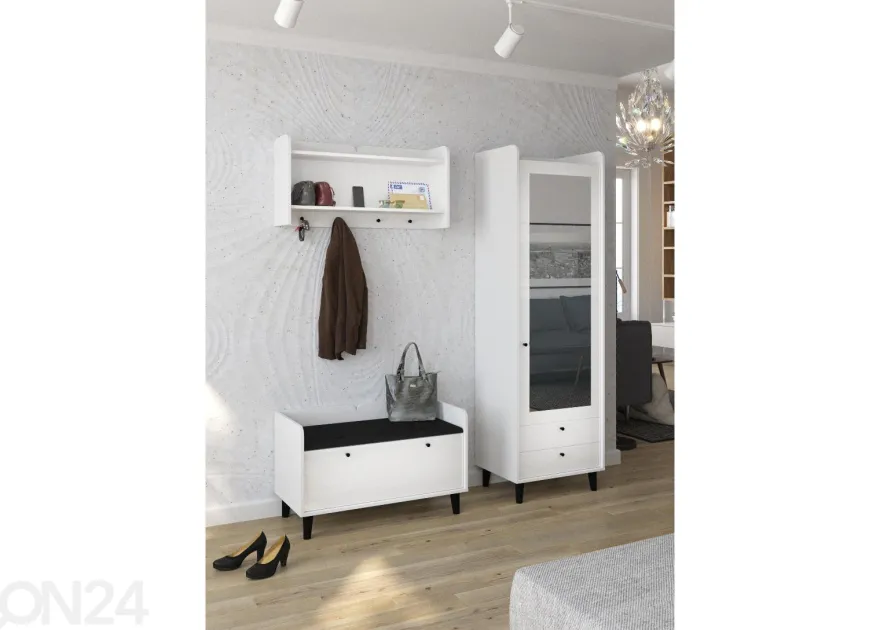 Vaatekaappi/eteiskaappi Glandore 60 cm