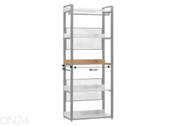 Vaatekaappijärjestelmän hylly (80 cm, vaalea)