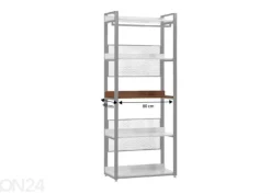 Vaatekaappijärjestelmän hylly (80 cm, tumma)