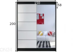 Vaatekaappi + LED