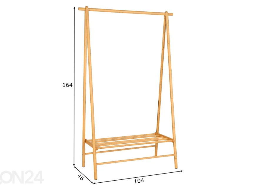 Vaaterekki Aracaju 104 cm
