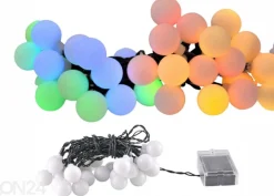 Valosarja Solar Garland Party Milky 30 LED