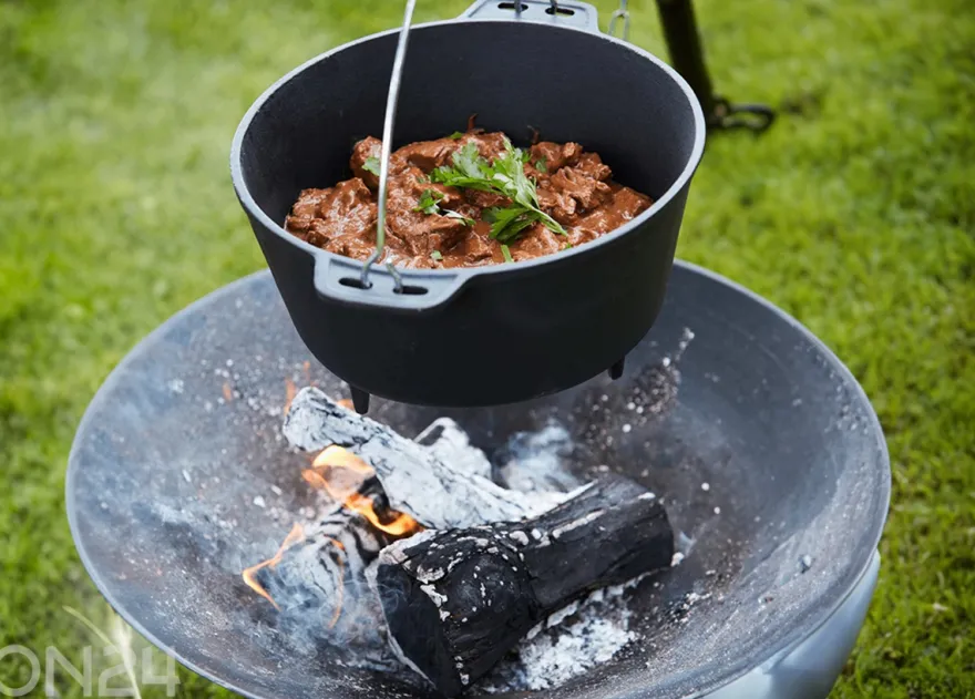 Valurautapata ja kansi Barbecook 9 L, Ø 32 cm