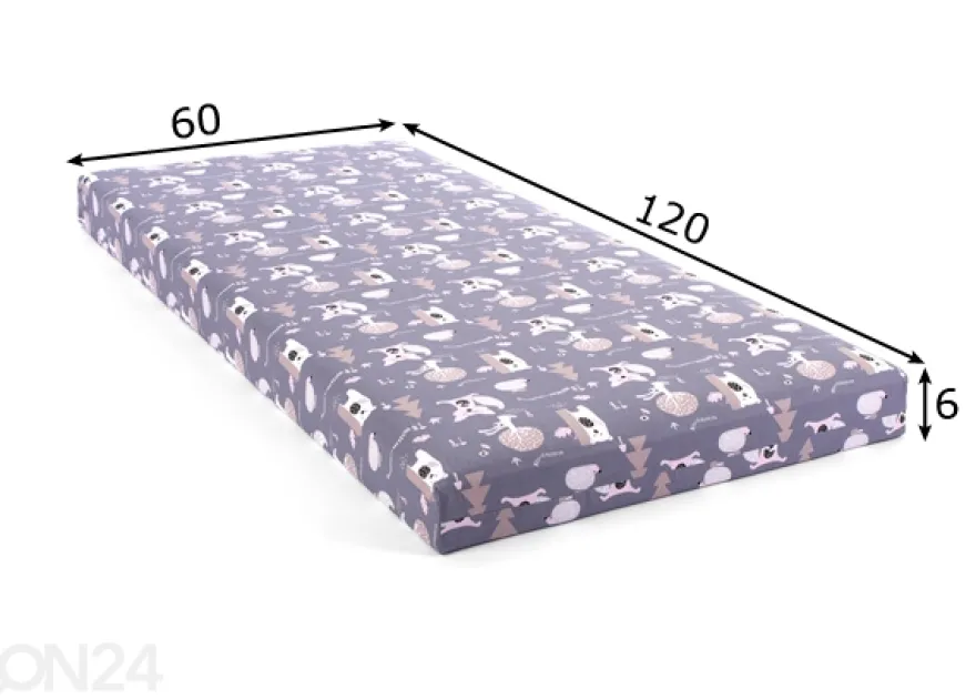 Vauvan patja 60x120 cm