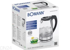 Vedenkeitin lasikannulla Bomann