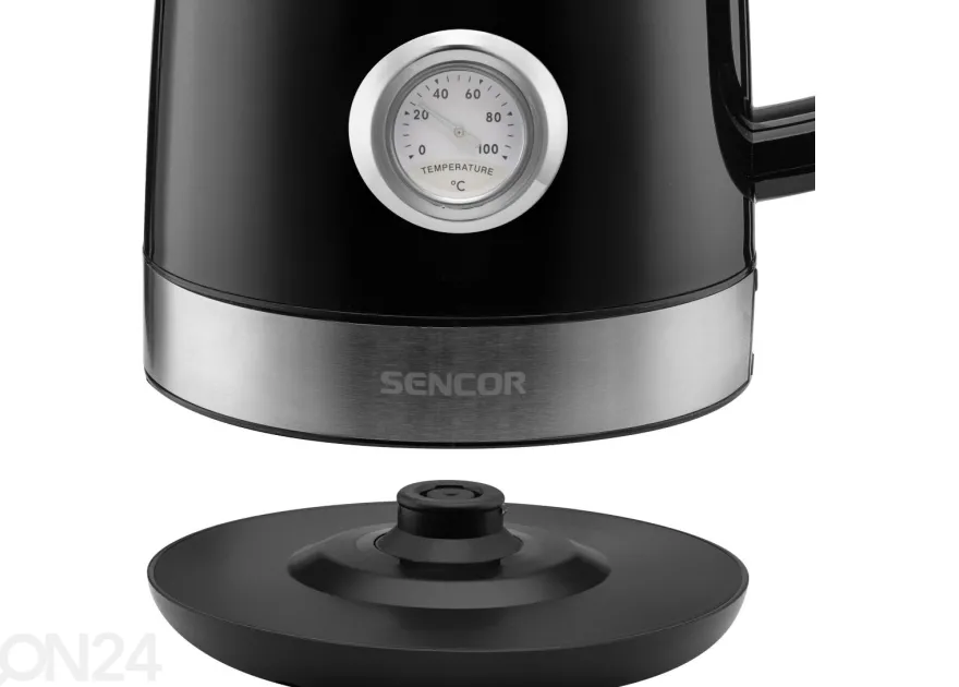 Vedenkeitin lämpötilanäytöllä Sencor SWK1798BK