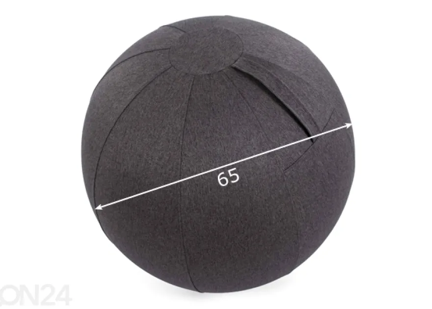 Verhoiltu ergonominen istuinpallo Style (jumppapallo) 65 cm