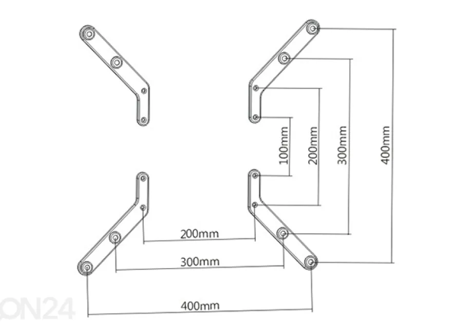 VESA 400x400 adapteri